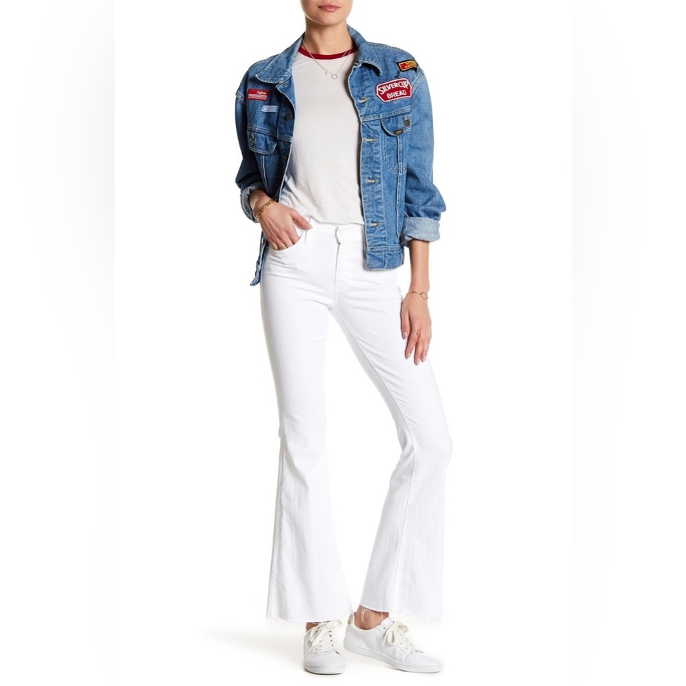 Mother The weekender fray flared jeans